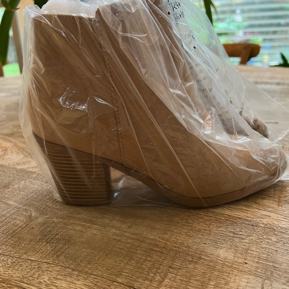 Booties … sand color … ankle